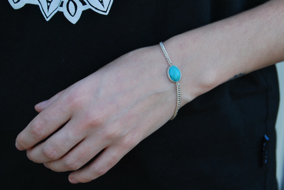 Verbazingwekkend Maak leven bedriegen Lotti bracelet turquoise - turquoise armband - Tashi Factory